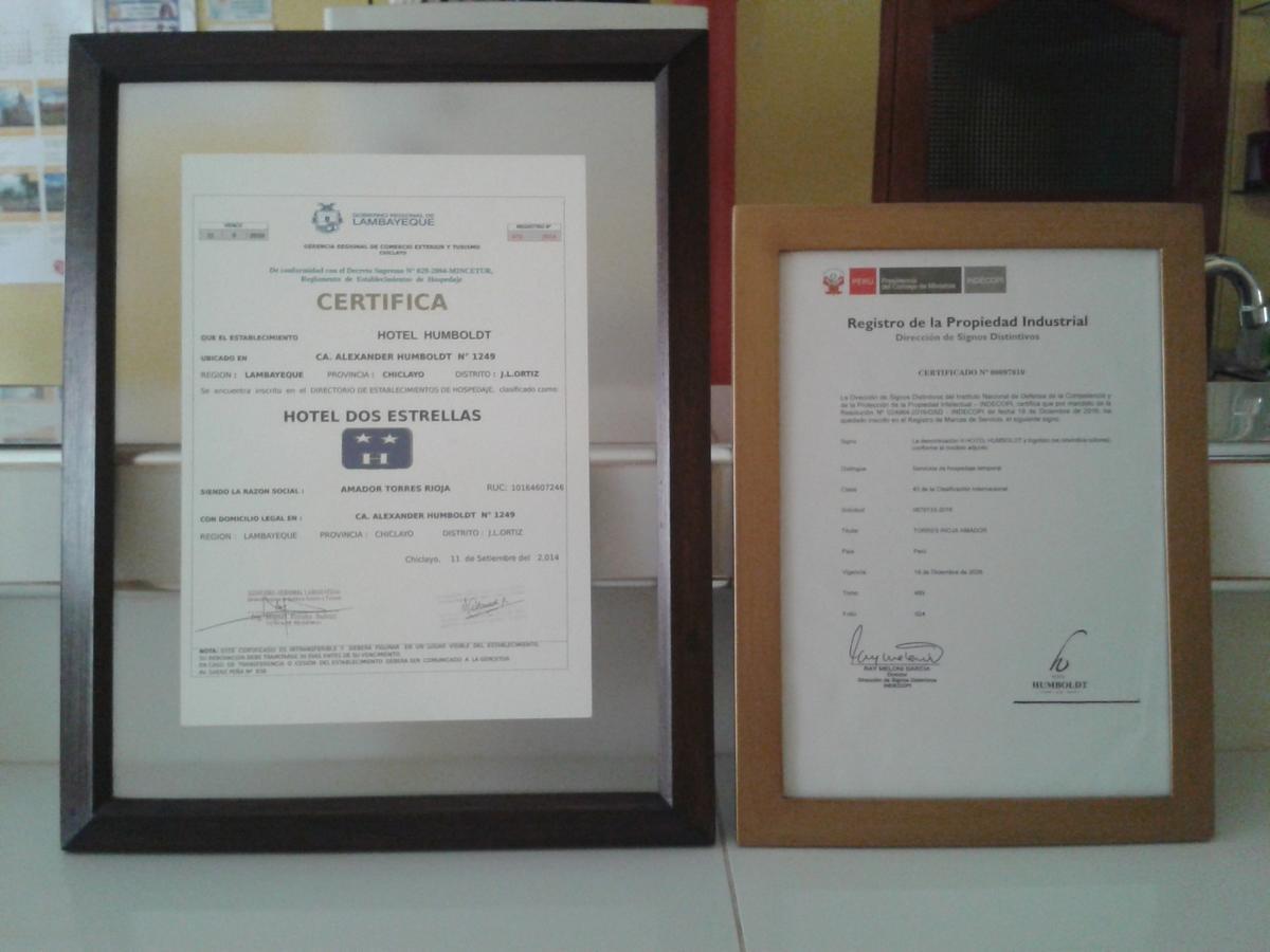 Hotel Humboldt Chiclayo Zewnętrze zdjęcie